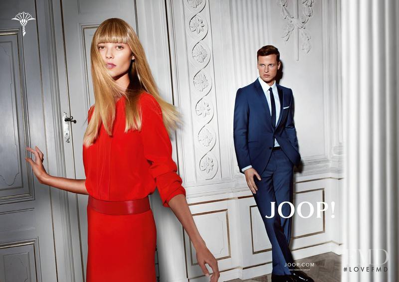 Vika Falileeva featured in  the Joop advertisement for Spring/Summer 2014