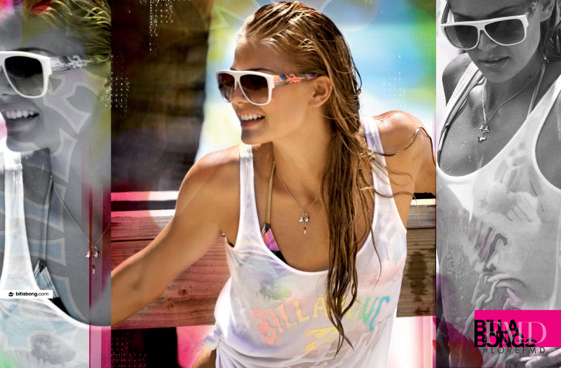 Tori Praver featured in  the Billabong advertisement for Spring/Summer 2011