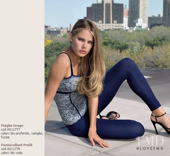 Tori Praver featured in  the Goldenpoint advertisement for Autumn/Winter 2009