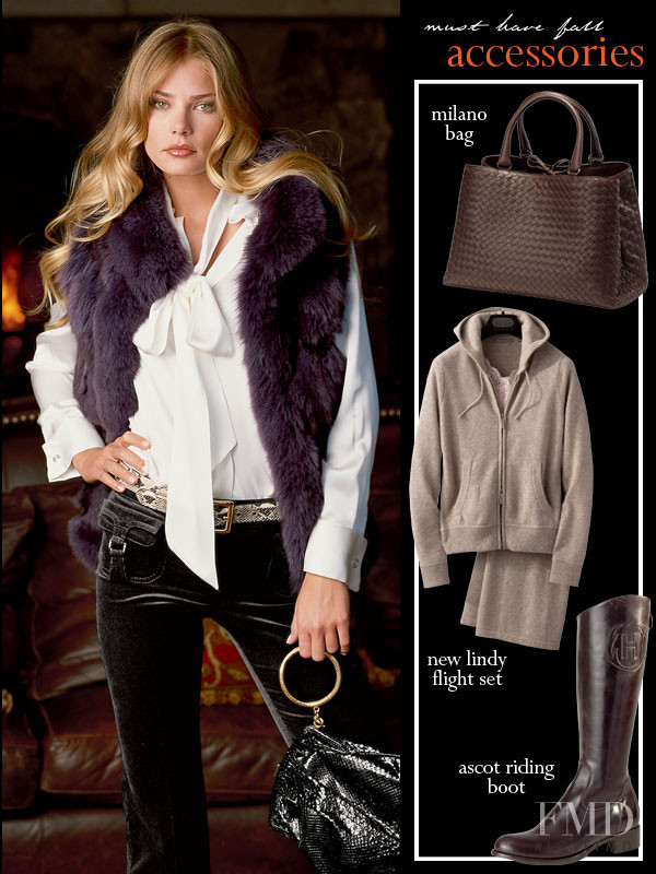 Tori Praver featured in  the Gorsuch catalogue for Autumn/Winter 2009