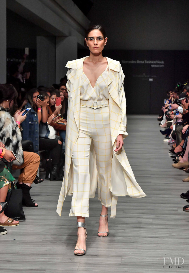 Alejandra Infante featured in  the Alfredo Martinez fashion show for Spring/Summer 2018