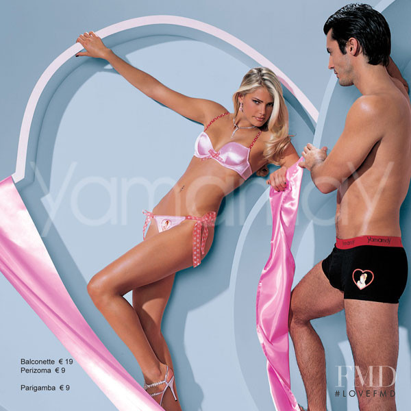 Tori Praver featured in  the Yamamay advertisement for Spring/Summer 2007