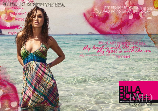 Simone Villas Boas featured in  the Billabong advertisement for Spring/Summer 2009