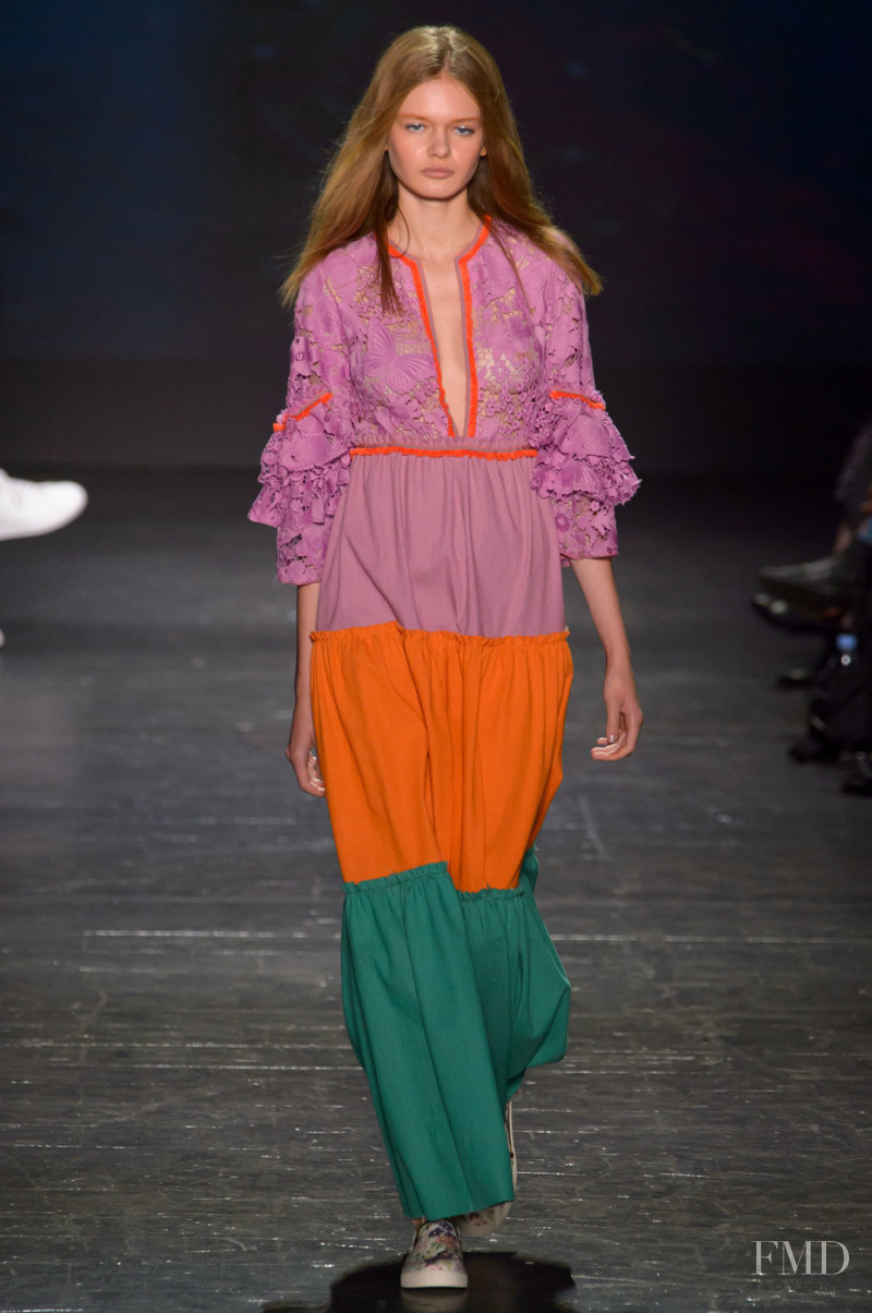Sveta Matiunina featured in  the Vivienne Tam fashion show for Spring/Summer 2017