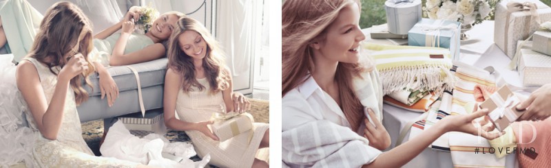 Sasha Pivovarova featured in  the Gant advertisement for Spring/Summer 2014