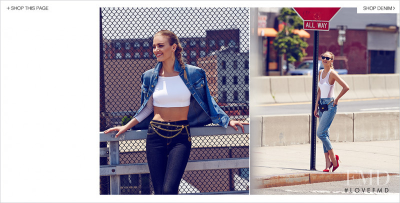 Sofija Milosevic featured in  the Shopbop Blue Jean Babe lookbook for Pre-Fall 2014