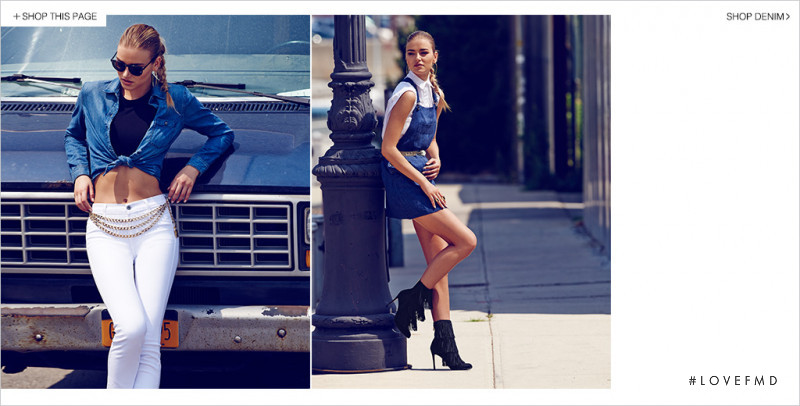 Sofija Milosevic featured in  the Shopbop Blue Jean Babe lookbook for Pre-Fall 2014