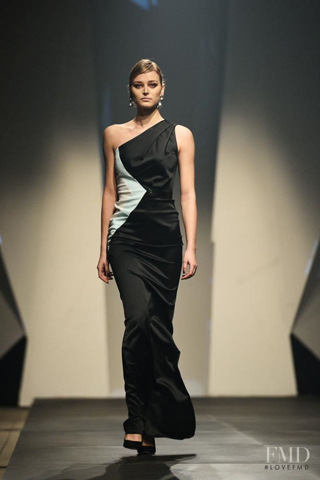 Sofija Milosevic featured in  the Ines Atelier fashion show for Spring/Summer 2015