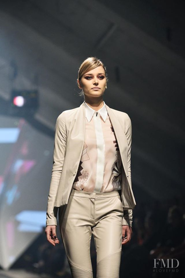 Sofija Milosevic featured in  the Ines Atelier fashion show for Spring/Summer 2015