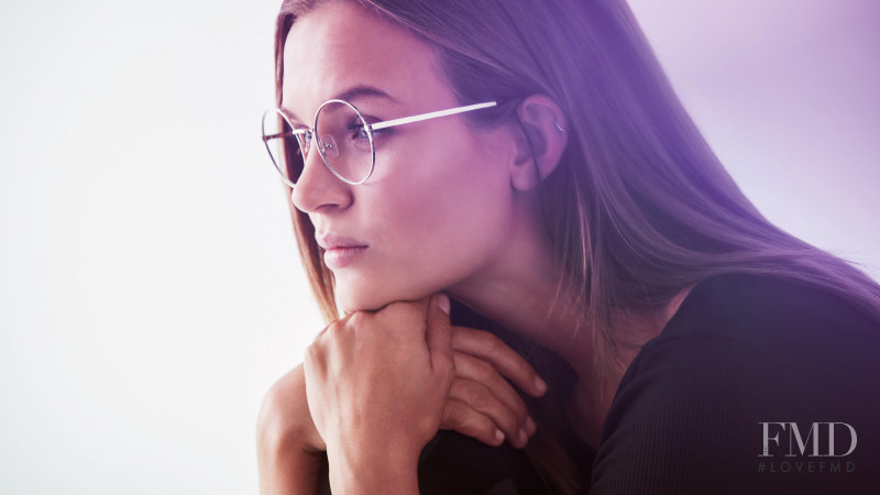 Josephine Skriver featured in  the Victoria\'s Secret Eyewear advertisement for Autumn/Winter 2019