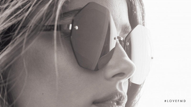 Taylor Hill featured in  the Victoria\'s Secret Eyewear advertisement for Autumn/Winter 2019