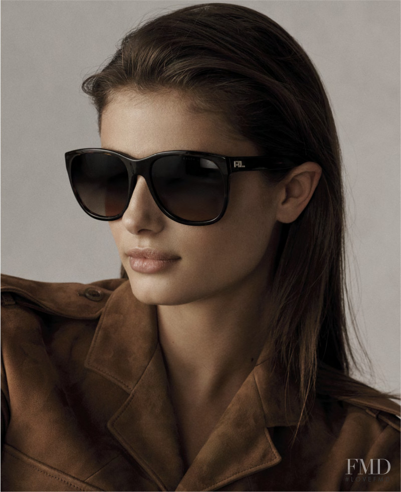 Taylor Hill featured in  the Ralph Lauren Eyewear advertisement for Spring/Summer 2019
