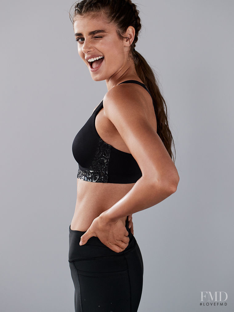 Taylor Hill featured in  the Victoria\'s Secret VSX catalogue for Autumn/Winter 2018