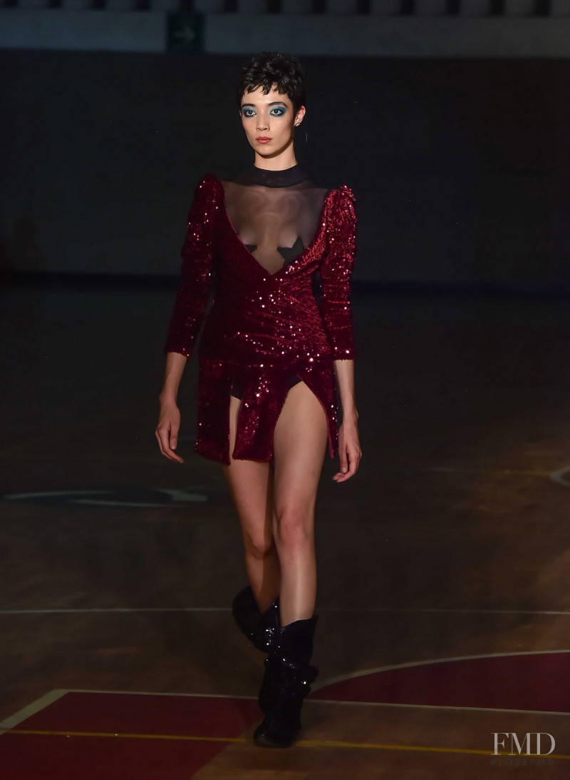 Daniela Dominique featured in  the Paloma Lira fashion show for Autumn/Winter 2018