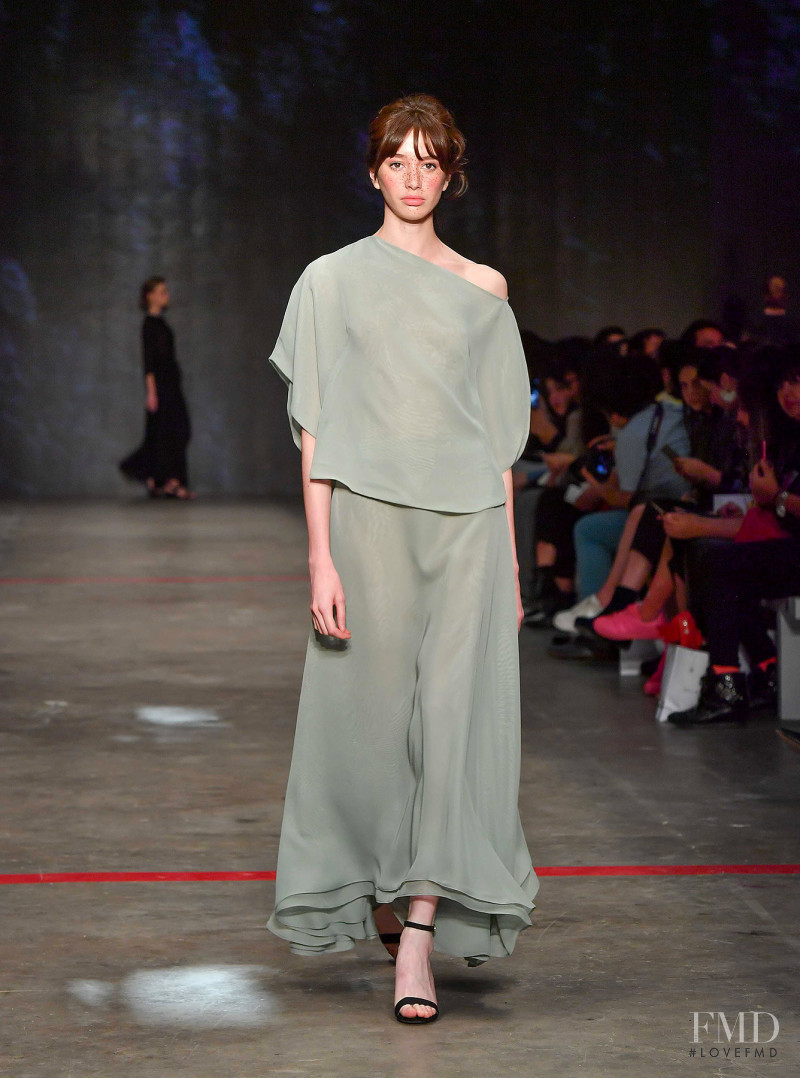 Karime Bribiesca featured in  the Shinae Park fashion show for Autumn/Winter 2018