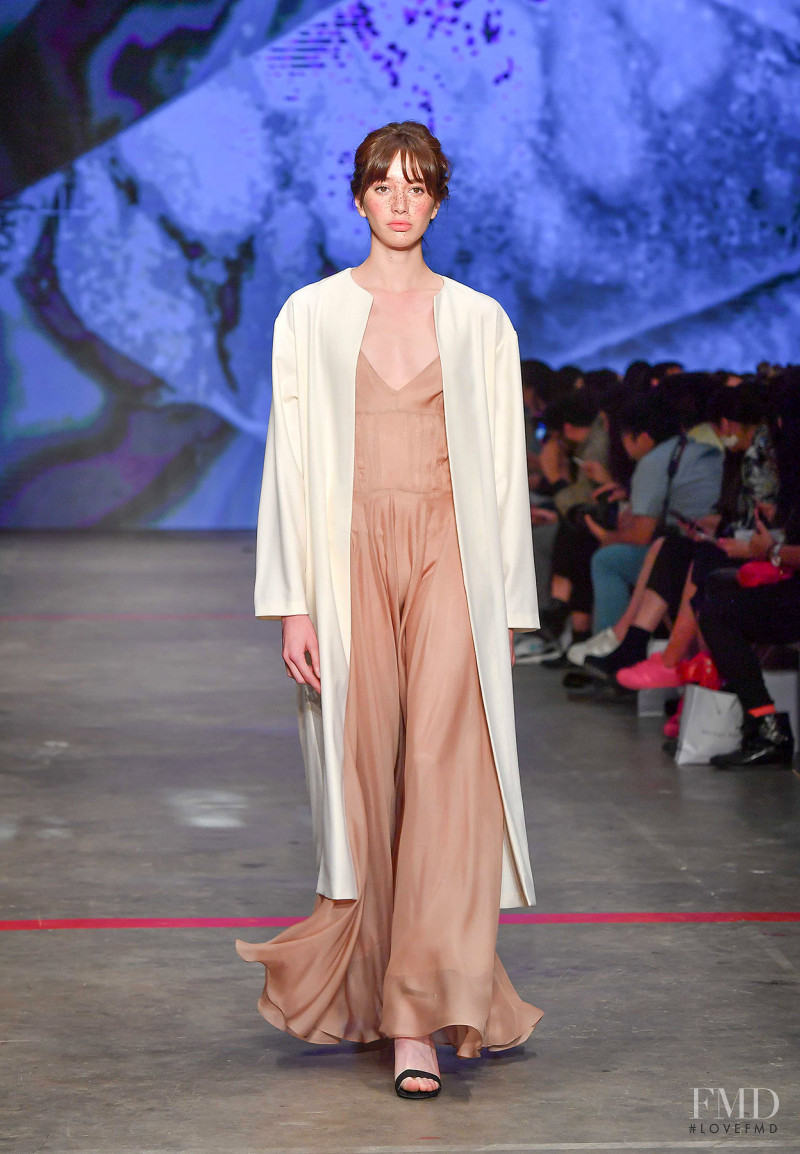 Karime Bribiesca featured in  the Shinae Park fashion show for Autumn/Winter 2018