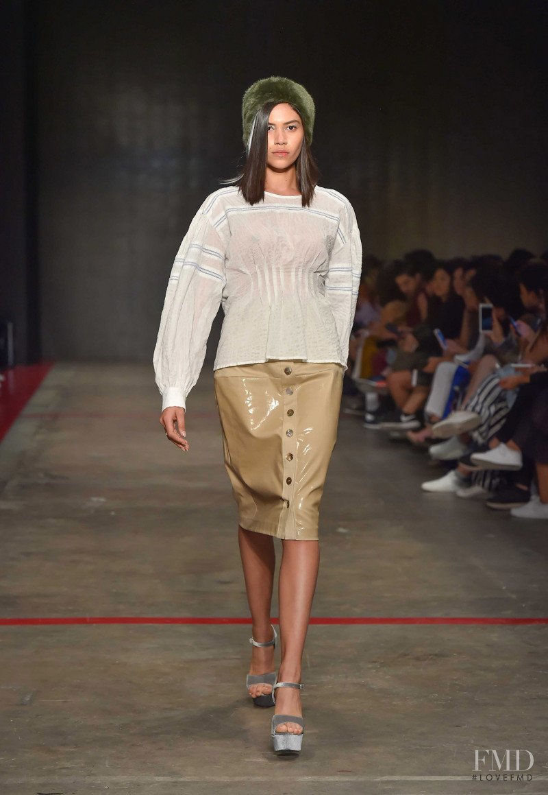 Cindy Gradilla featured in  the Armando Takeda fashion show for Autumn/Winter 2018