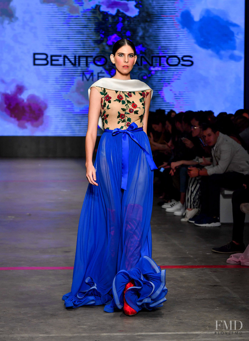 Ileana Ricaud featured in  the Benito Santos fashion show for Autumn/Winter 2018