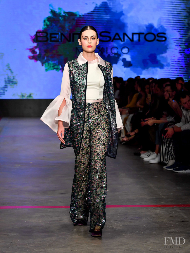 Alejandra Aceves featured in  the Benito Santos fashion show for Autumn/Winter 2018