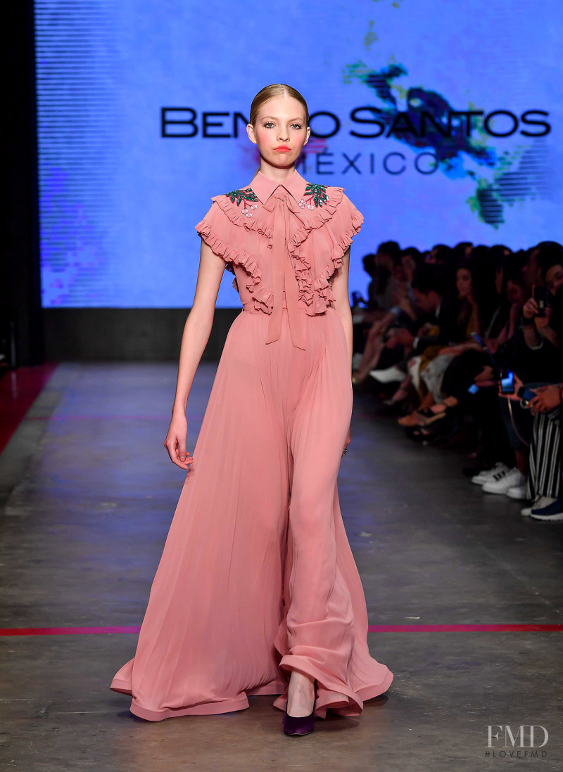 Alejandra Velasco featured in  the Benito Santos fashion show for Autumn/Winter 2018