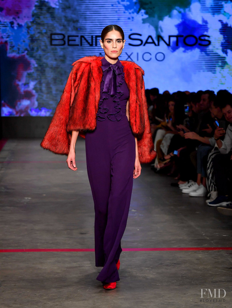 Alejandra Infante featured in  the Benito Santos fashion show for Autumn/Winter 2018