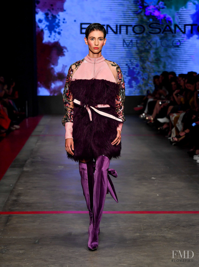 Sofia Torres featured in  the Benito Santos fashion show for Autumn/Winter 2018