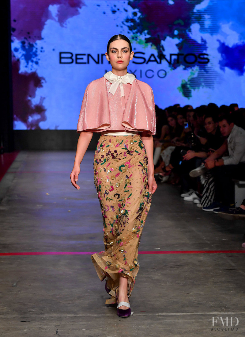 Alejandra Aceves featured in  the Benito Santos fashion show for Autumn/Winter 2018