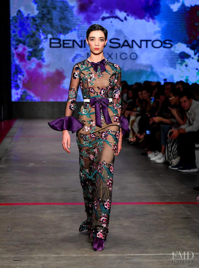 Daniela Dominique featured in  the Benito Santos fashion show for Autumn/Winter 2018