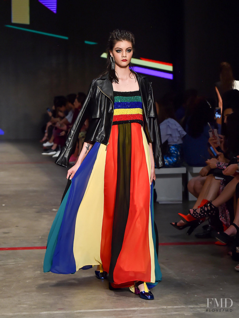 Miranda Flores featured in  the Vero Diaz fashion show for Autumn/Winter 2018