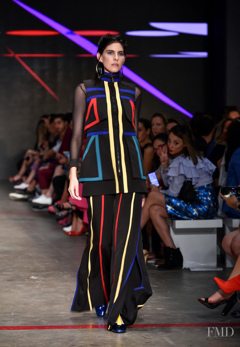 Ileana Ricaud featured in  the Vero Diaz fashion show for Autumn/Winter 2018