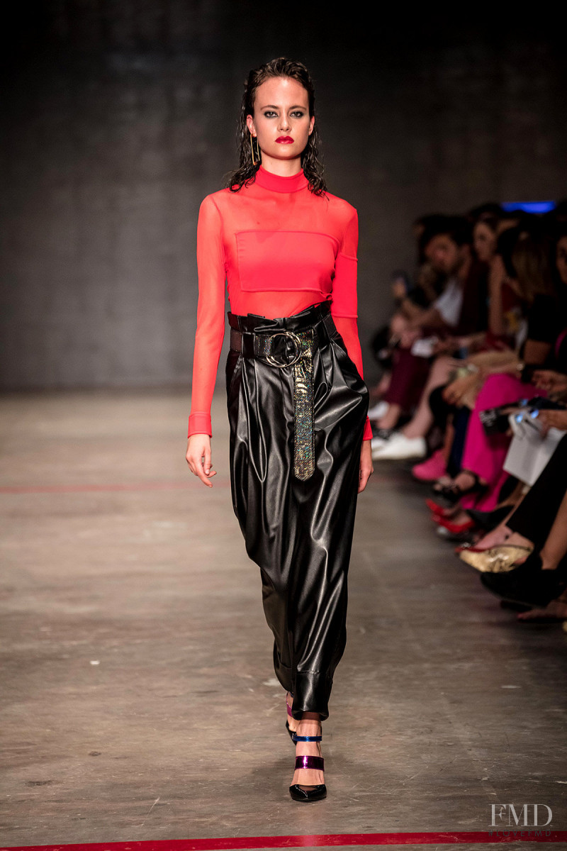 Sofia Duran featured in  the Vero Diaz fashion show for Autumn/Winter 2018