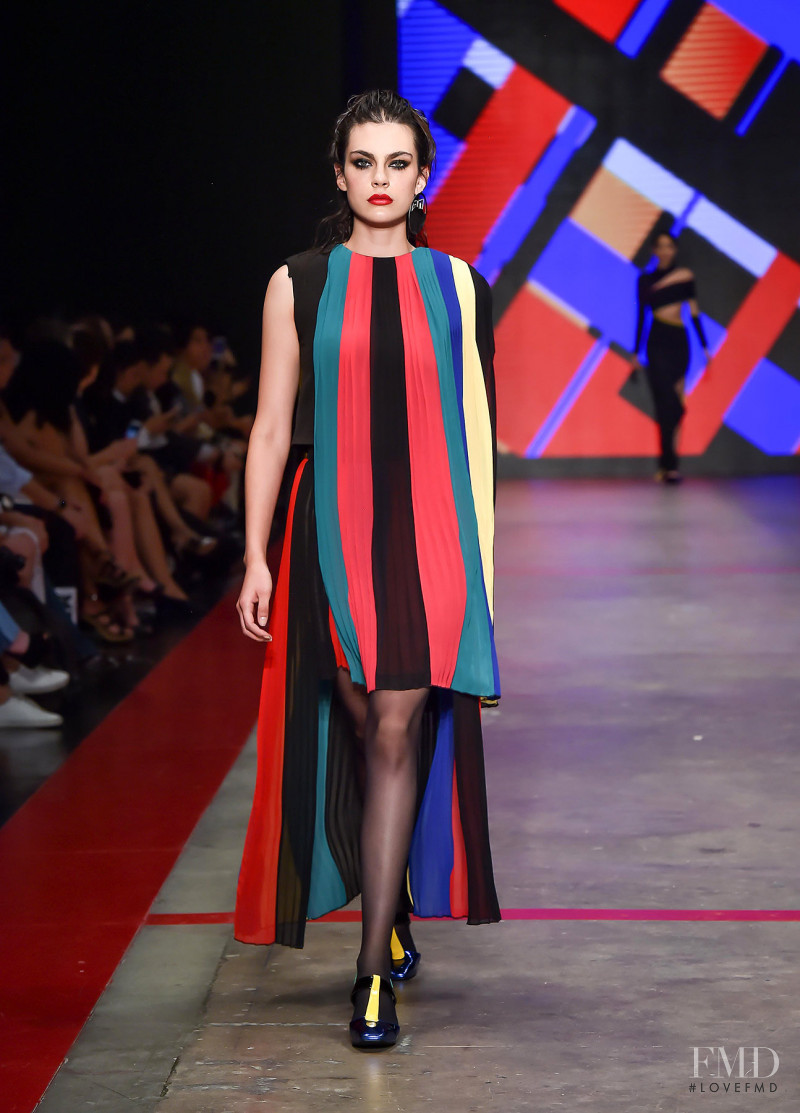 Alejandra Aceves featured in  the Vero Diaz fashion show for Autumn/Winter 2018