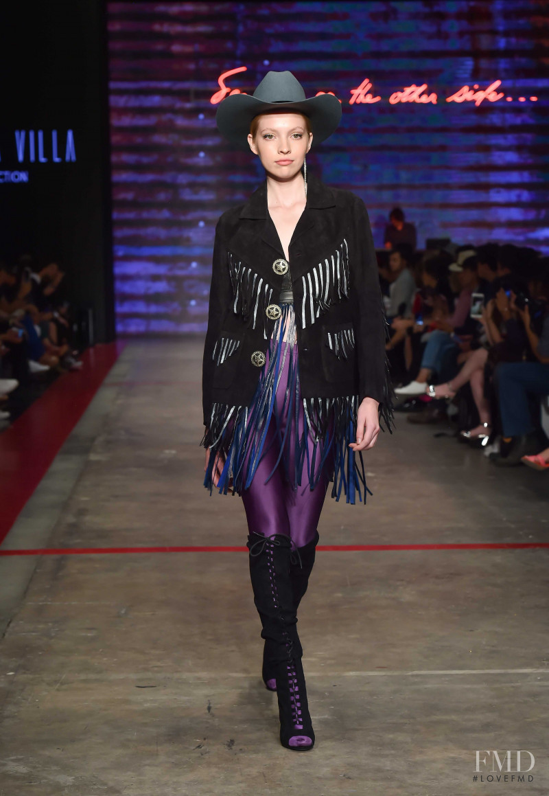 Alejandra Velasco featured in  the Daniela Villa fashion show for Autumn/Winter 2018
