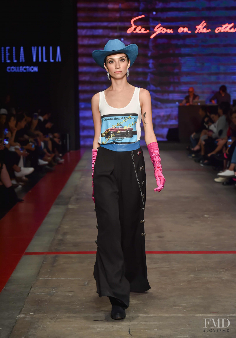 Daniela Gommar featured in  the Daniela Villa fashion show for Autumn/Winter 2018