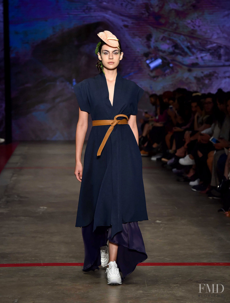 Alejandra Aceves featured in  the Cynthia Buttenklepper fashion show for Autumn/Winter 2018