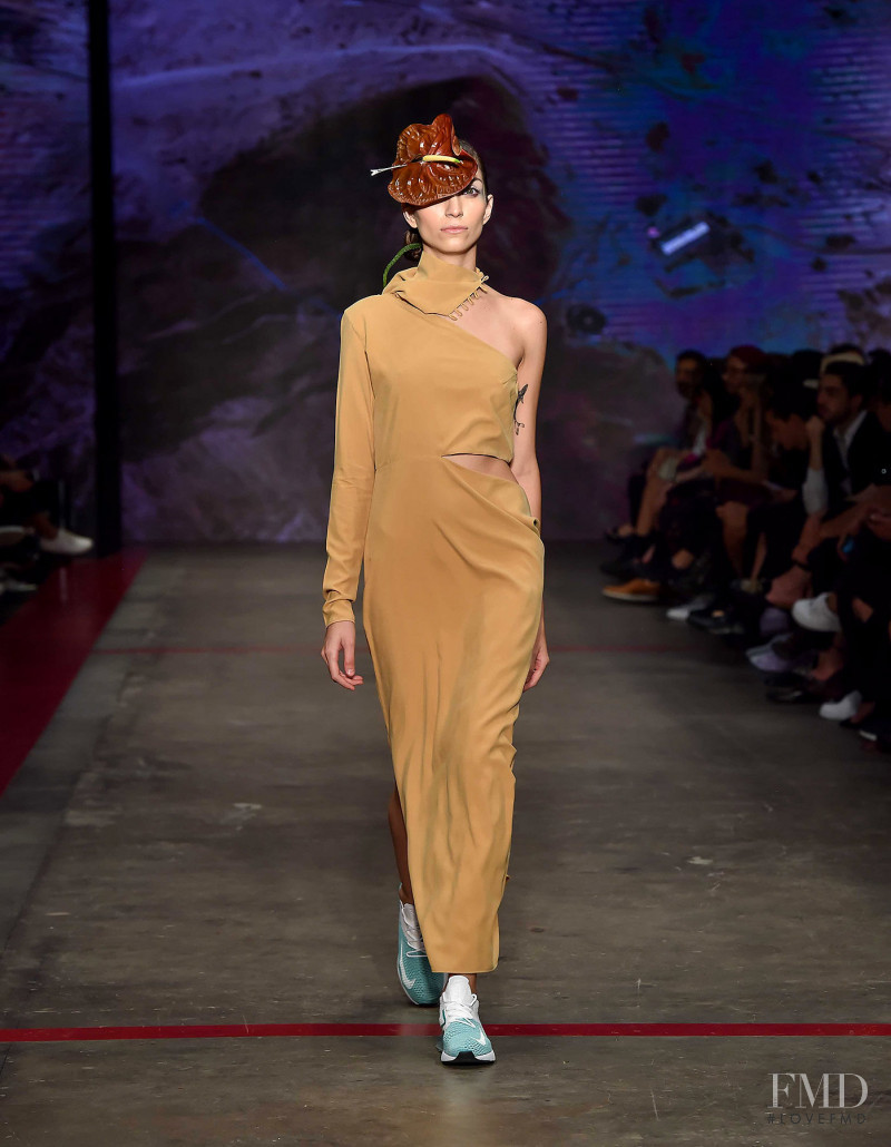Daniela Gommar featured in  the Cynthia Buttenklepper fashion show for Autumn/Winter 2018