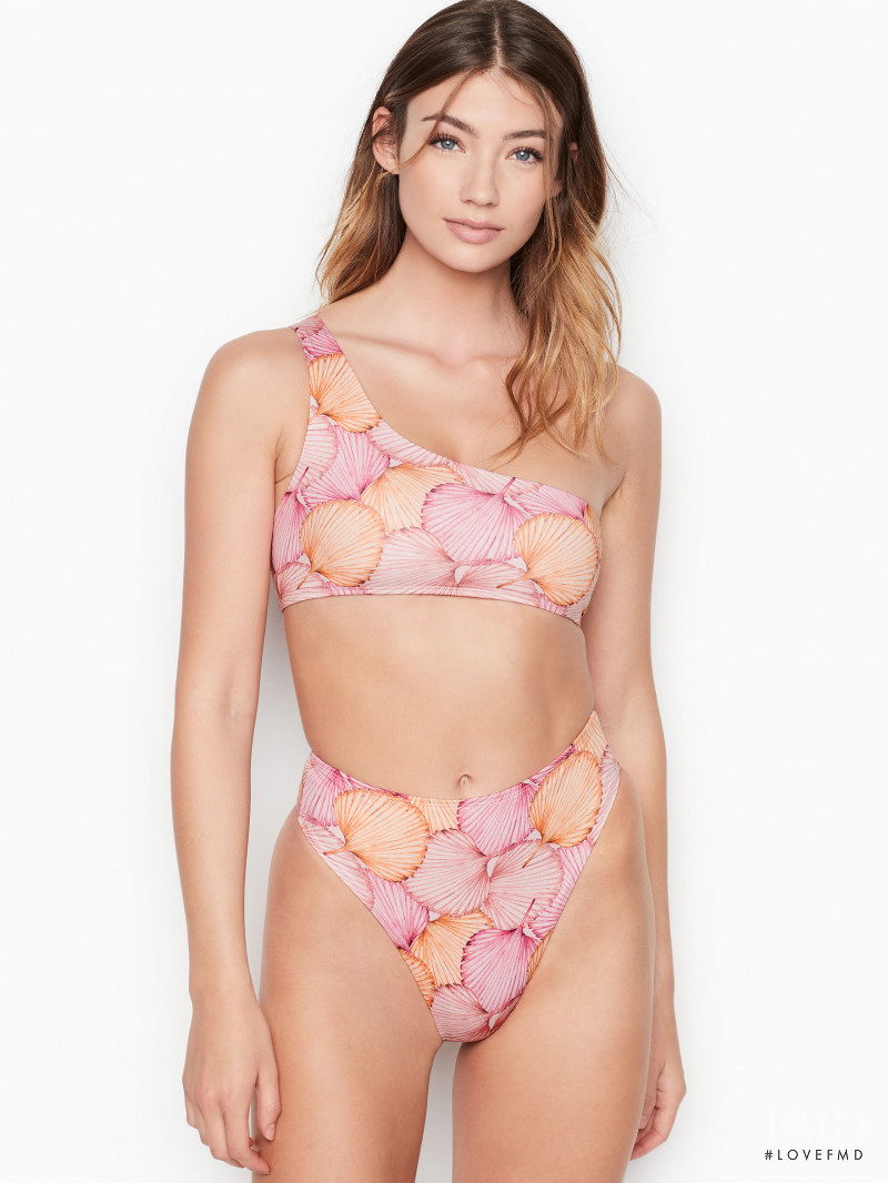 Lorena Rae featured in  the Victoria\'s Secret Swim catalogue for Spring/Summer 2020