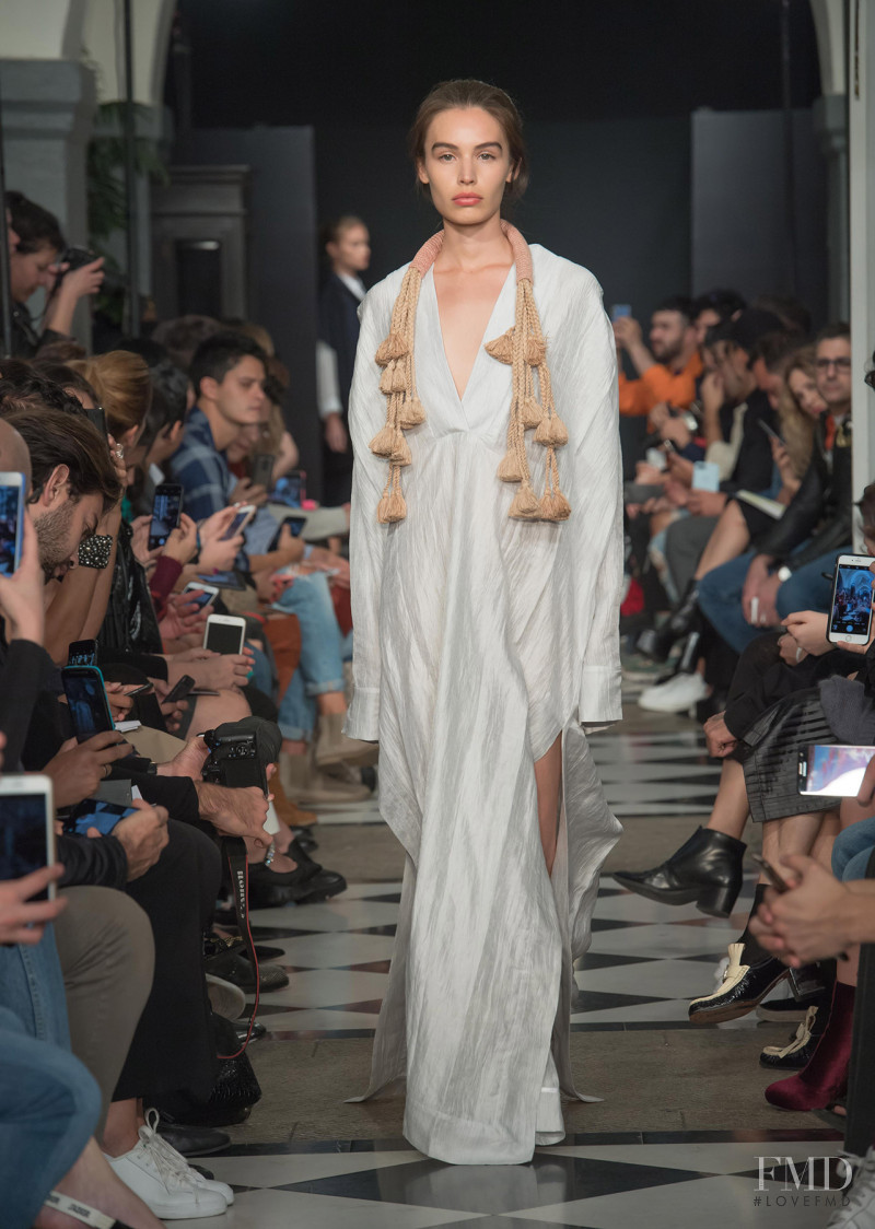 Ana Pau Valle featured in  the Julia Y Renata fashion show for Spring/Summer 2019
