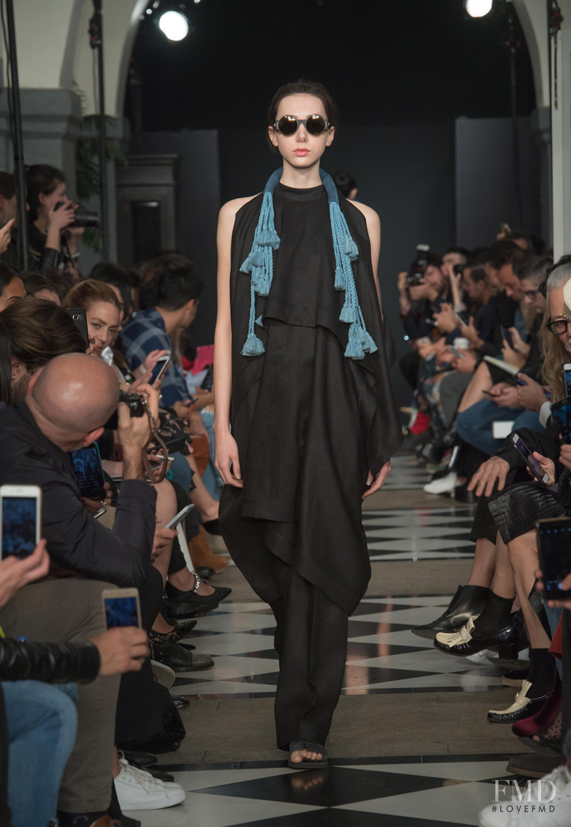 Cristina Torres featured in  the Julia Y Renata fashion show for Spring/Summer 2019