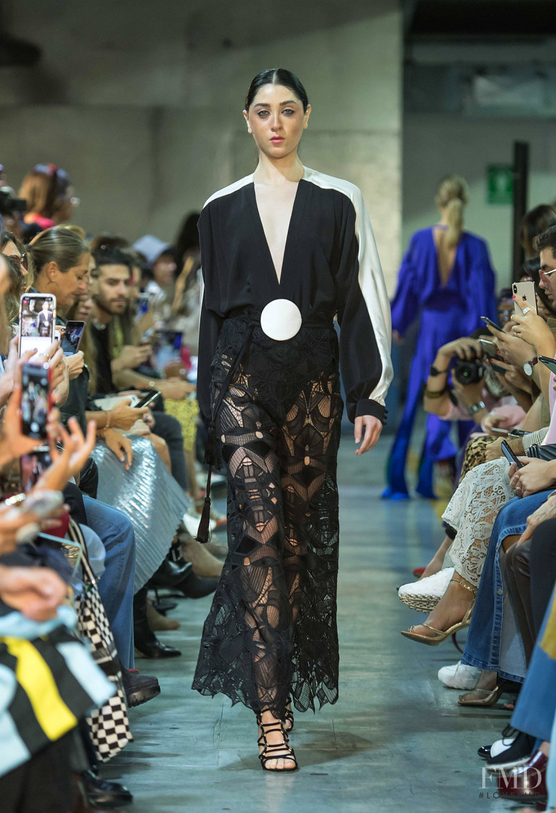 Anel Rodriguez featured in  the Kris Goyri fashion show for Spring/Summer 2019