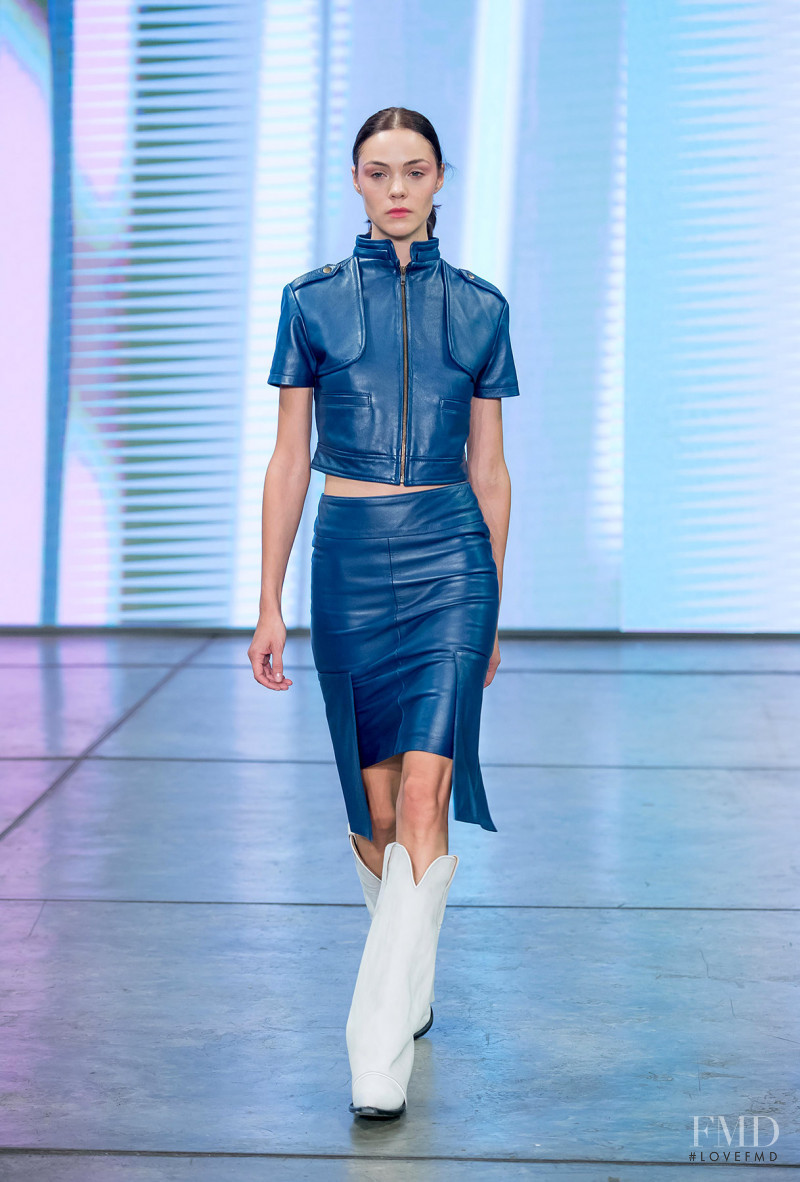 Ollie Kram featured in  the Lorena Saravia fashion show for Spring/Summer 2019