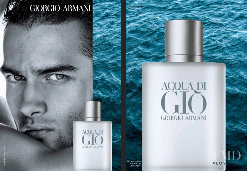Aleksandar Rusic featured in  the Armani Beauty Acqua Di Gio advertisement for Spring/Summer 2020
