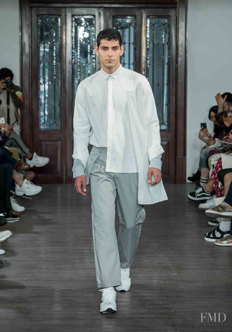 Rafael Sanchez featured in  the Boyfriend\'s Shirt fashion show for Spring/Summer 2019