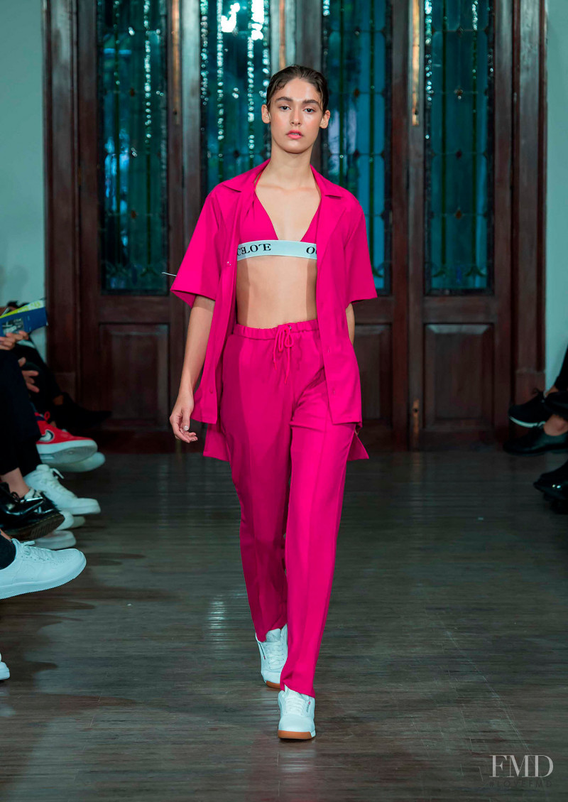 Simone Lubbert featured in  the Ocelote fashion show for Spring/Summer 2019