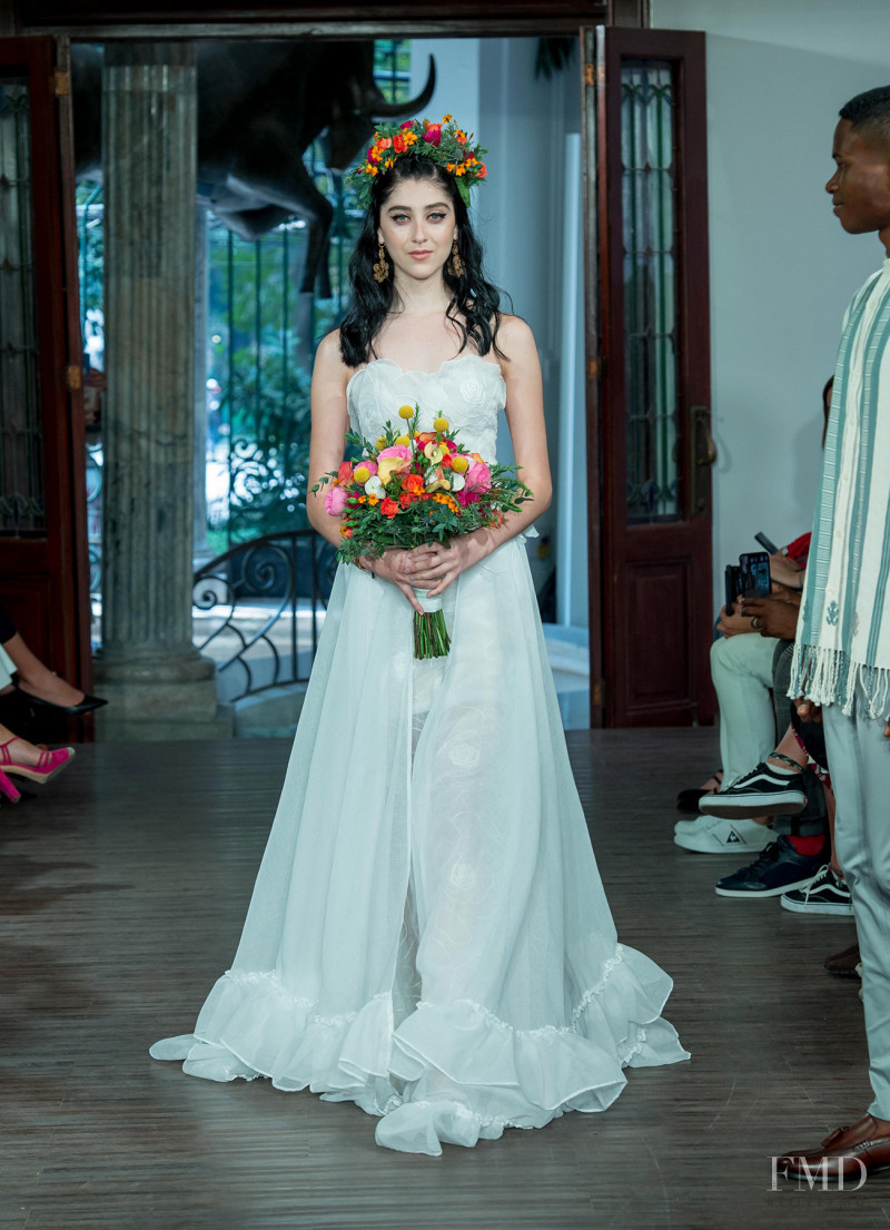 Anel Rodriguez featured in  the Lydia Lavin fashion show for Spring/Summer 2019