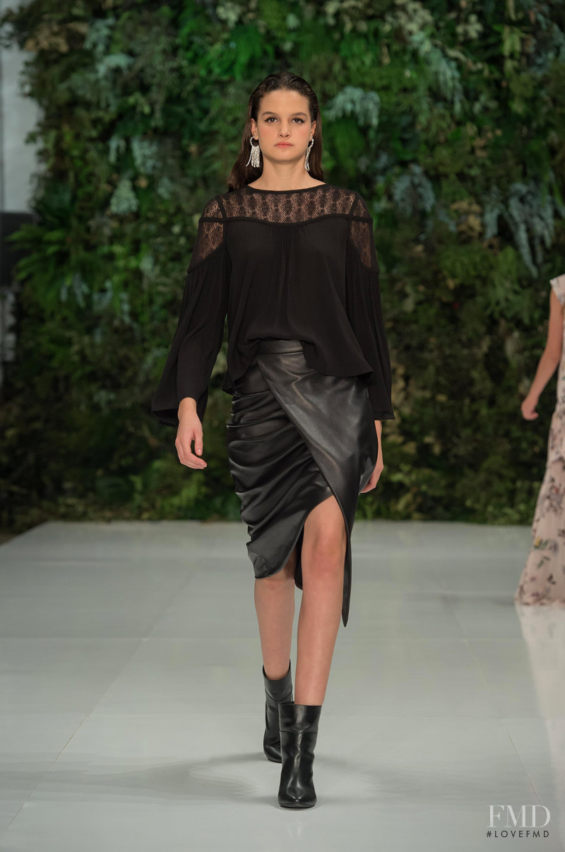 Mariana Heyser featured in  the Julio Julio by Francisco Cancino fashion show for Spring/Summer 2019
