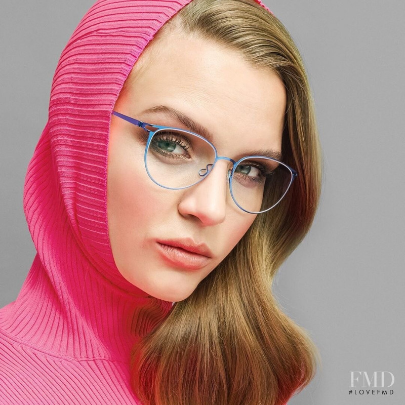 Josephine Skriver featured in  the Lindberg Eyewear lookbook for Autumn/Winter 2019