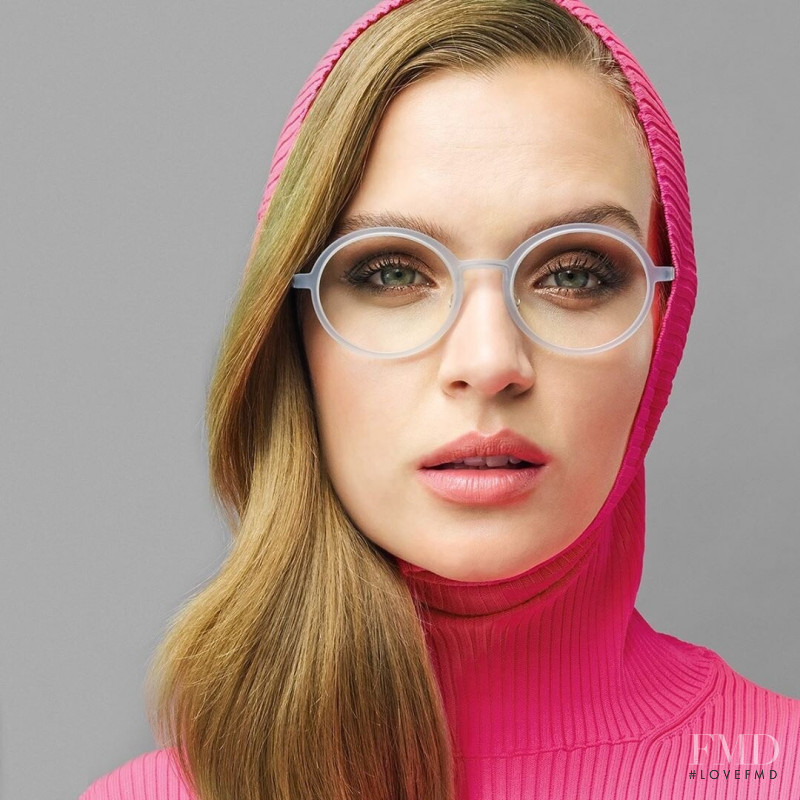 Josephine Skriver featured in  the Lindberg Eyewear lookbook for Autumn/Winter 2019