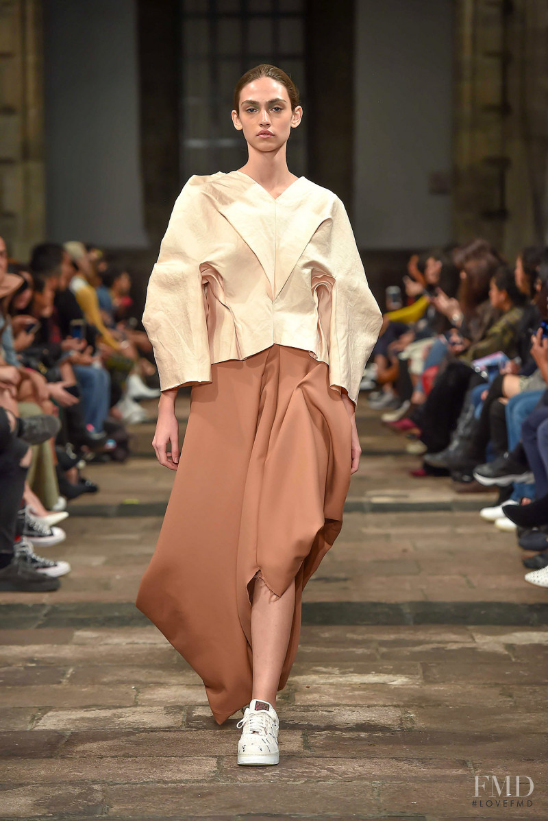 Krini Hernandez featured in  the Centro. fashion show for Spring/Summer 2019