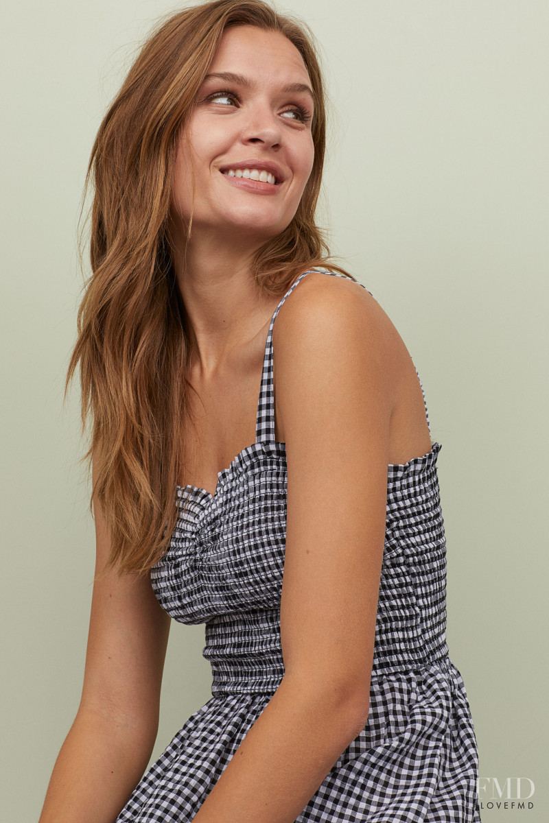 Josephine Skriver featured in  the H&M lookbook for Spring/Summer 2019